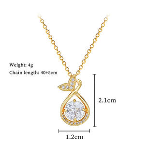 <span class=keywords><strong>Mylove</strong></span> Bijoux Unisexe en Acier Inoxydable, Pendentif Médaillon Tendance avec Chaîne à Maillons, Pierre Zircon, Style Hip Hop, Anniversaire, Plaqué Rhodium - Product Image 2