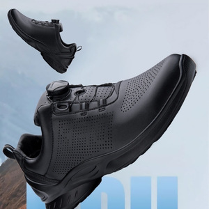 Zapatos de Seguridad Transpirables para Hombre con Hebillas Automáticas, Tacón Bajo, Calzado de Trabajo para Exteriores, Resistentes a Pinchazos, Ligeros e Informales - Product Image 4