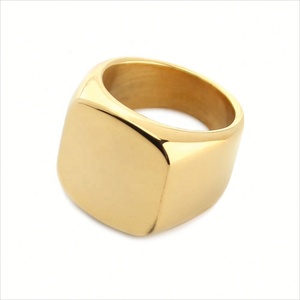 Custom High Quality 316L Stainless <b>Steel</b> Rose Gold Plated Star Design Signet <b>Ring</b> for Women Fashion Jewelry Certified - Product Image 4