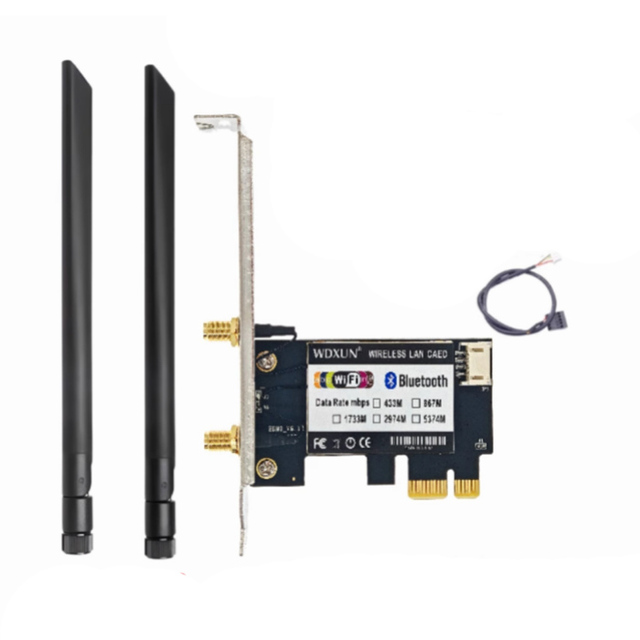 I-ntel AX210 BE200 WiFi 7 Triple-Band Gigabit PCIe Wireless Network Adapter for Desktop Computers