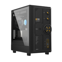 ALSEYE Computer Case RAMS 2.0(Black) M-ATX Black Color PC Case with Fan Speed