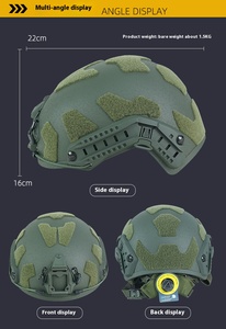 SF High-Cut Capacete Tático à Prova de Explosão Fast Wendy Suspensão Fibra de Vidro Hard Hat para Equipamento Exterior Inner Liner Incluído - Product Image 2