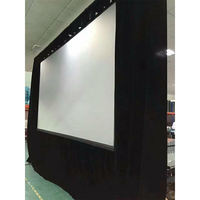 Écrans de projection portables pliables HEYU 300 pouces 16:9 avec kit complet pour événements, cinéma, projection en extérieur