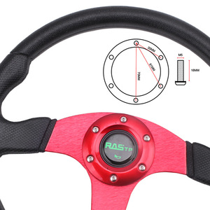 Volant de course pour voiture 14 pouces, 3 branches, en PU, pour kart et voitures - Product Image 3