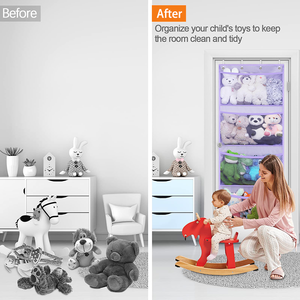 Massimizza lo spazio nella stanza dei giochi del tuo bambino con gli organizzatori di giocattoli e lo stoccaggio sopra l'organizzatore della porta - Product Image 5