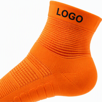 Chaussettes de course anti-microbiennes à compression, respirantes, en mesh, blanches, pour entraînement en extérieur et salle de sport