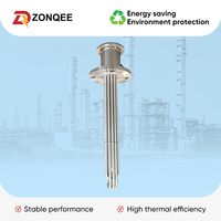 Calentador de Inmersión Eléctrico Tubular con Brida para Tanque de Aceite, 230V 2KW 3KW 4KW 5KW