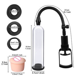 Vakuumpumpen maschine für Erwachsene Nur für Männer Sexspielzeug Männlicher pulsierender <span class=keywords><strong>Penis</strong></span> pumpen ver größerer - Product Image 3