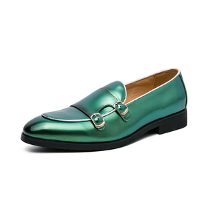 Nouvelles Chaussures Décontractées à Enfiler Grande Taille pour Hommes, Mocassins Pointus en Cuir PU de Marque pour Hommes - Product Image 3