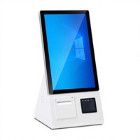 Terminal Punto de Venta con Pantalla Táctil de 15.6 Pulgadas, Impresora, Menú Digital, Kiosco de Pago para Supermercado