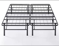 Meuble de chambre à coucher facile à assembler, au prix de gros, cadre de lit pliant, lit de camping en métal pour reine
