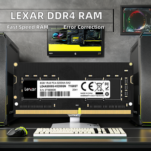 100% Original Lexar <span class=keywords><strong>DDR4</strong></span> 8GB SODIMM memoria <span class=keywords><strong>Ram</strong></span> 3200MHz frecuencia <span class=keywords><strong>16GB</strong></span> 32GB portátil PC4-21300 Compatible con AMD Desktop - Product Image 2