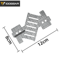 Plaque adaptatrice tactique IDOGEAR simple rangée 45 °   Système Molle angulaire pour ceinture, randonnée, airsoft, activités de plein air