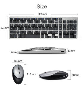 Awireless <b>Keyboard</b> Mouse Combos 7 <b>Backlit</b> Color and High Function <b>Wireless</b> <b>Keyboard</b> One Plug for Mouse and <b>Keyboard</b> - Product Image 2