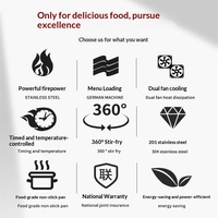 Machine à frire automatique intelligente en acier inoxydable, cuisinière commerciale Insmart avec garantie d'un an pour les cantines