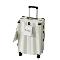 Valise à roulettes rigide en ABS grande capacité avec serrure à combinaison, design moderne et élégant, construction durable, unisexe