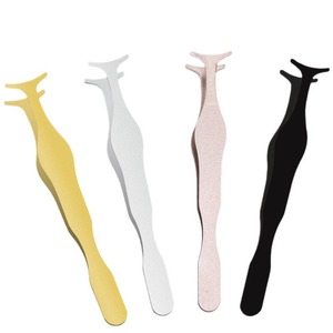Shinno Eyelash Tweezers Stainless Steel Smooth Tip Precision Makeup Tool For False Lashes - Product Image 4