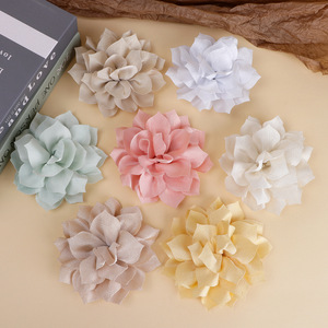 Yupu Handmade Fabric <b>Flower</b> Hair Accessories Wedding Decoration Gift Fresh <b>Sweet</b> Style Craft 0182 - Product Image 1