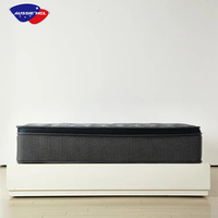 Matelas Confortable pour Hôtel, Vente en Gros Usine, Matelas en Boîte, Tailles Simple, King, Queen, avec Gel, Ressorts Ensachés et Mousse à Mémoire de Forme