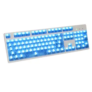 104Pcs/Set ABS Universal Backlight KeyCap Keycaps For Cherry Mechanical Keyboard Computer Peripherals For Cherry/Kailh/Gateron
