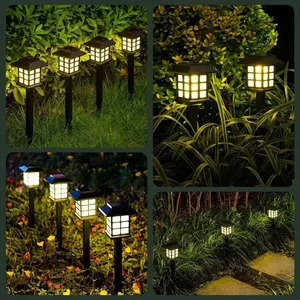 Lumières décoratives d'extérieur Lampes <span class=keywords><strong>de</strong></span> jardin LED étanches Lampe <span class=keywords><strong>de</strong></span> pelouse à énergie solaire Éclairage <span class=keywords><strong>de</strong></span> passerelle solaire pour le paysage <span class=keywords><strong>de</strong></span> jardin - Product Image 6