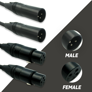 Câble audio pour haut-parleur 3,5 mm vers 2 <span class=keywords><strong>XLR</strong></span> mâle ou femelle, câble 2 <span class=keywords><strong>XLR</strong></span> mâle vers 3,5 mâle pour microphone, mixeur, amplificateur, séparateur en Y - Product Image 5