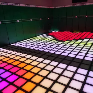 أرضيات للرقص led تفاعلية للألعاب 30x30 سم RGB أرضيات للرقص مضادة للماء لحفلات الأطفال