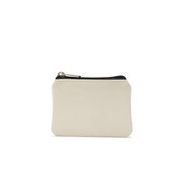 Dompet Koin Mini Lucu dari Kanvas Katun dengan Resleting, Tempat Penyimpanan Kecil untuk Anak Perempuan, Wanita, Pria