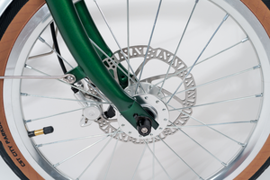 <span class=keywords><strong>Bicicleta</strong></span> plegable CRANSTON D9K, frenos de disco hidráulicos de 16 pulgadas y 9 velocidades, marco de acero de molibdeno de alta calidad plegable, <span class=keywords><strong>bicicleta</strong></span> triple plegable - Product Image 5