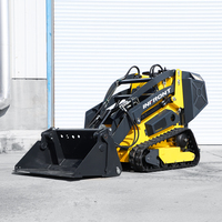 Günstiger, hocheffizienter Mini-Kompakt-Raupenlader, Skid-Steer-Lader, China Mini-Raupendumper mit