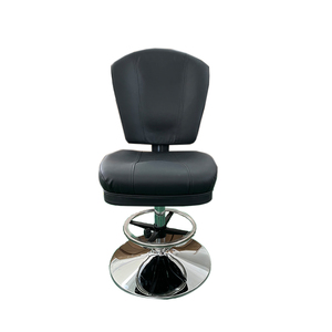 Chaises de casino réglables en métal noir KYET, confortables et élégantes, accessoires de jeu, garantie 1 an <span class=keywords><strong>pour</strong></span> les joueurs, chaises de bar - Product Image 1