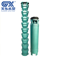 Promotion : Pompe submersible pour puits profond en fonte de 10 pouces, 50 m³/h, hauteur de refoulement 20 m, 5,5 kW, 380 V triphasé, pour l'approvisionnement en eau communautaire