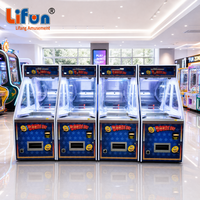 LIFUN Machine d'arcade commerciale à monnayeur, jeu de poussée de pièces avec récompense à trous, personnalisable pour les centres de divertissement familial (FEC) et les salles de jeux