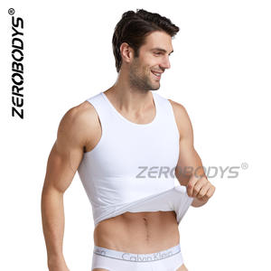 Sous-vêtements de mise en forme abdominale <span class=keywords><strong>pour</strong></span> <span class=keywords><strong>homme</strong></span> en nylon de <span class=keywords><strong>grande</strong></span> <span class=keywords><strong>taille</strong></span> transfrontalier avec des caractéristiques de compression et sans couture Modèle YOLI 012B - Product Image 2