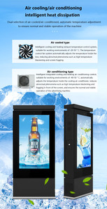 65-inch không thấm nước ngoài trời LCD kỹ thuật số biển đứng totems cho cửa hàng bán lẻ thang máy wayfinding video phương tiện truyền thông quảng cáo - Product Image 4