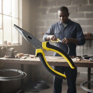 <span class=keywords><strong>Pince</strong></span> à écrous pneumatique à lame cisaillante diagonale pour anneaux fendus, petite et longue - Product Image 5