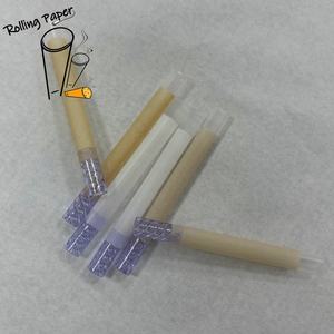 Transparent glass mouth smoking paper roll tube customized unbleached <b>tape</b> spiral glass mouth conical smoking paper roll - Product Image 1