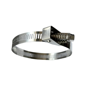 Collier de serrage réglable à dégagement rapide en argent poli de type américain pour fixation de capuchon de <span class=keywords><strong>cheminée</strong></span> - Product Image 2