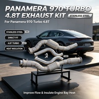 Hochwertiges Tuning-Kit für Porsche Panamera 970 Turbo 4.8T: Verbesserte Gasanwendung, SS304 Downpipe, Racing Flow Tuning Elite