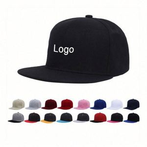 Casquette Snapback Brodé de Haute Qualité en Gros, Logo Personnalisé, 6 Panneaux, Casquette Snapback Hip Hop de Haute Qualité pour l'Extérieur - Product Image 1