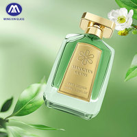 Conception unique Vide En Gros Fine Brume De Luxe 3.4Fl.oz 100ml Bouteille De Parfum En Verre avec Golden Top