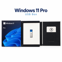Logiciel Windows 11 Pro Professional avec clé de licence sur clé USB pour PC portable, version anglaise mondiale, activation en ligne