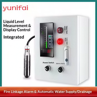 Contrôleur de niveau de liquide pour réservoirs d'eau/d'incendie et réservoirs avec affichage, alarme et jauge de niveau électronique
