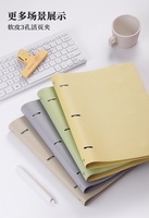 Organiseur/Agenda Professionnel A4 Personnalisé en Cuir PU avec Anneaux et Feuilles Amovibles