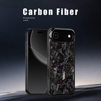 Coque rigide personnalisée en fibre de carbone et TPU pour iPhone 17 Air / 17 / 17 Pro / 17 Pro Max – Anti-rayures et durable