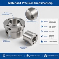 Usinage CNC de haute précision, bras robotisé, service d'électroérosion à fil, pièces métalliques personnalisées, perçage et usinage de l'aluminium, OEM