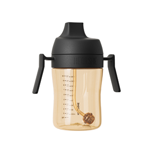 <span class=keywords><strong>HEORSHE</strong></span> 210ml/300ml Leicht zu Reinigende Baby-Trinkbecher mit Griff, Strohhalm-Trainingsbecher mit Deckel für Anfänger - Product Image 1