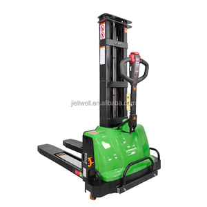 Apilador Eléctrico Portátil LIEBO de 1.3 Toneladas, con Batería de Litio, Elevación de 1300 mm, Apilador de Palés Autoelevable Totalmente Eléctrico - Product Image 2