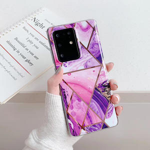 <span class=keywords><strong>Funda</strong></span> de teléfono de lujo para <span class=keywords><strong>Samsung</strong></span> <span class=keywords><strong>Galaxy</strong></span> <span class=keywords><strong>Note</strong></span> <span class=keywords><strong>10</strong></span>, A50, A70, A51, A71, S20, S10, S9 <span class=keywords><strong>Plus</strong></span>, cubierta trasera IMD suave de mármol geométrico, venta al por mayor - Product Image 2
