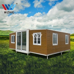 Vente flash : Mini-maison préfabriquée en conteneur extensible de 20 pieds, 2 chambres, deux étages - Product Image 1